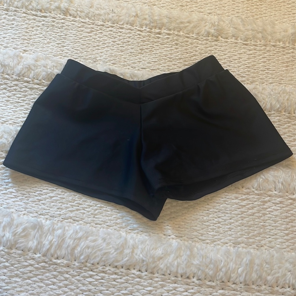 Pizzazz athletic shorts Black cheer volleyball gymnastics dance S small